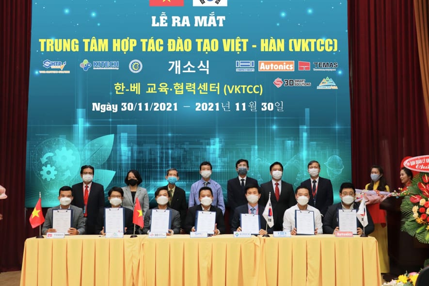 Temas đồng hành cùng SHTP Training Center ra mắt Trung tâm hợp tác đào tạo Việt-Hàn (VKTCC)